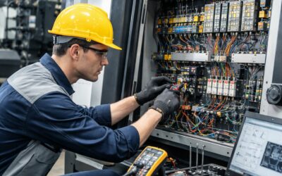 Riparazione elettrica di macchine utensili industriali