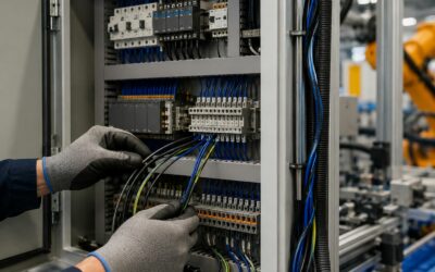 Rifacimento cablaggi elettrici su macchine esistenti